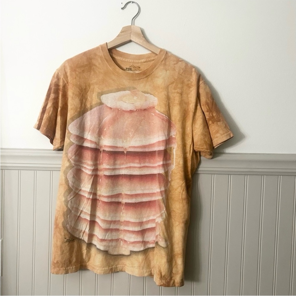 Vintage The Mountain Men’s Medium Big Stsck Pancakes Tie-Dye Graphic Tee T-Shirt